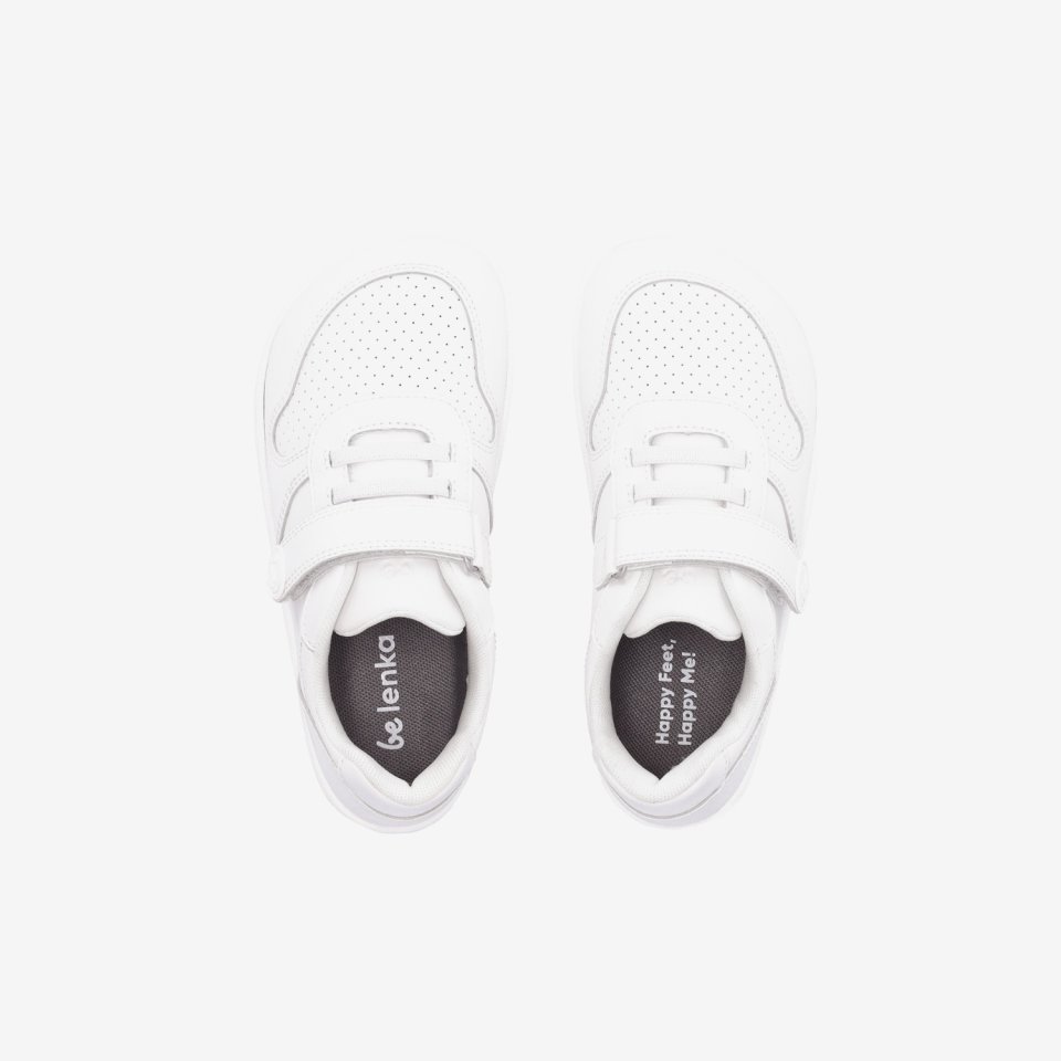 Kids barefoot sneakers Be Lenka Scoot Kids - All White