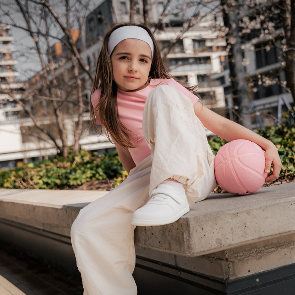 Kids barefoot sneakers Be Lenka Scoot Kids - All White
