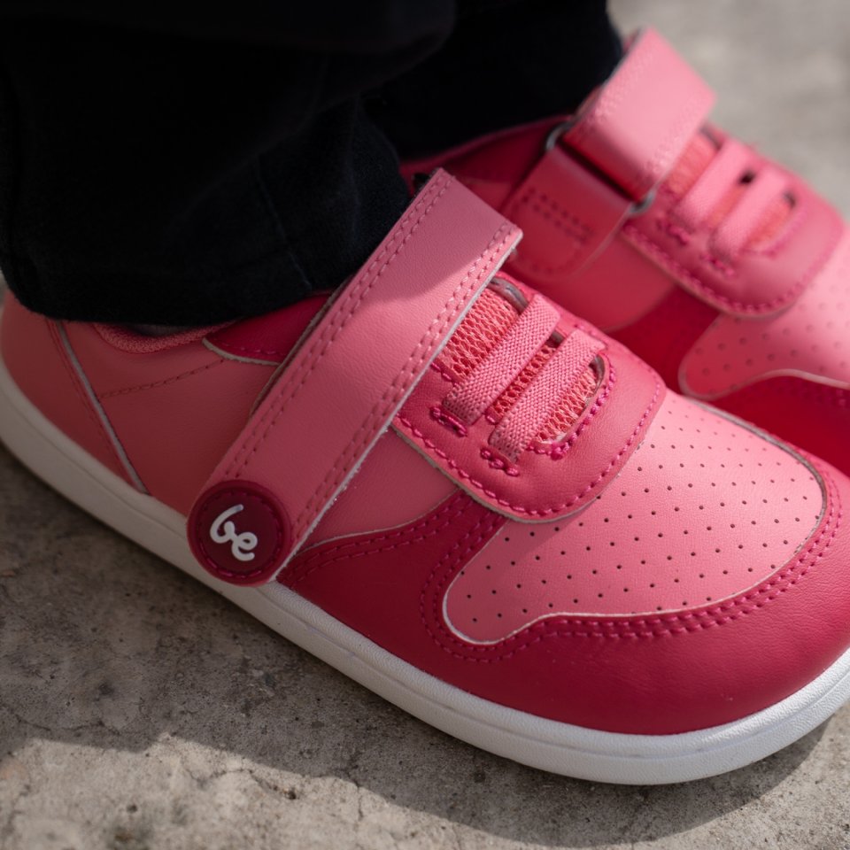 Kids barefoot sneakers Be Lenka Scoot Kids - Light & Dark Pink