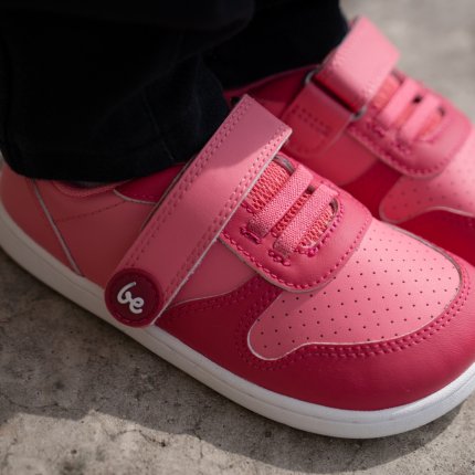 Kids barefoot sneakers Be Lenka Scoot Kids - Light & Dark Pink