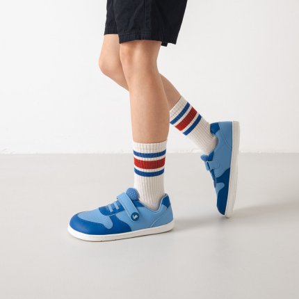 Kids barefoot sneakers Be Lenka Scoot Kids - Light & Royale Blue