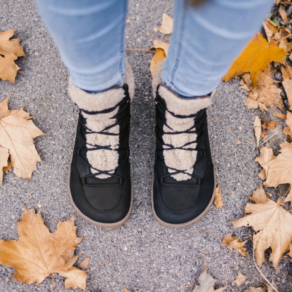 Winter Barefoot Boots Be Lenka Bliss - Black