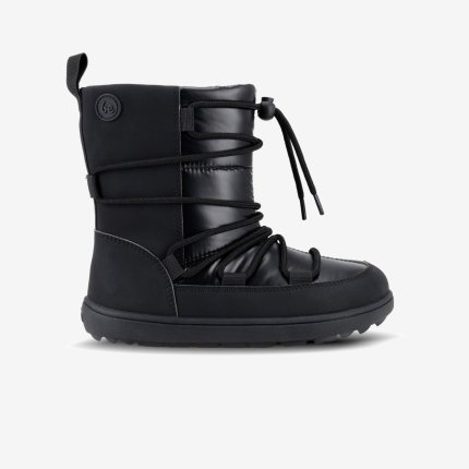 Kids Barefoot Snow Boots Be Lenka Snowfox Kids - All Black
