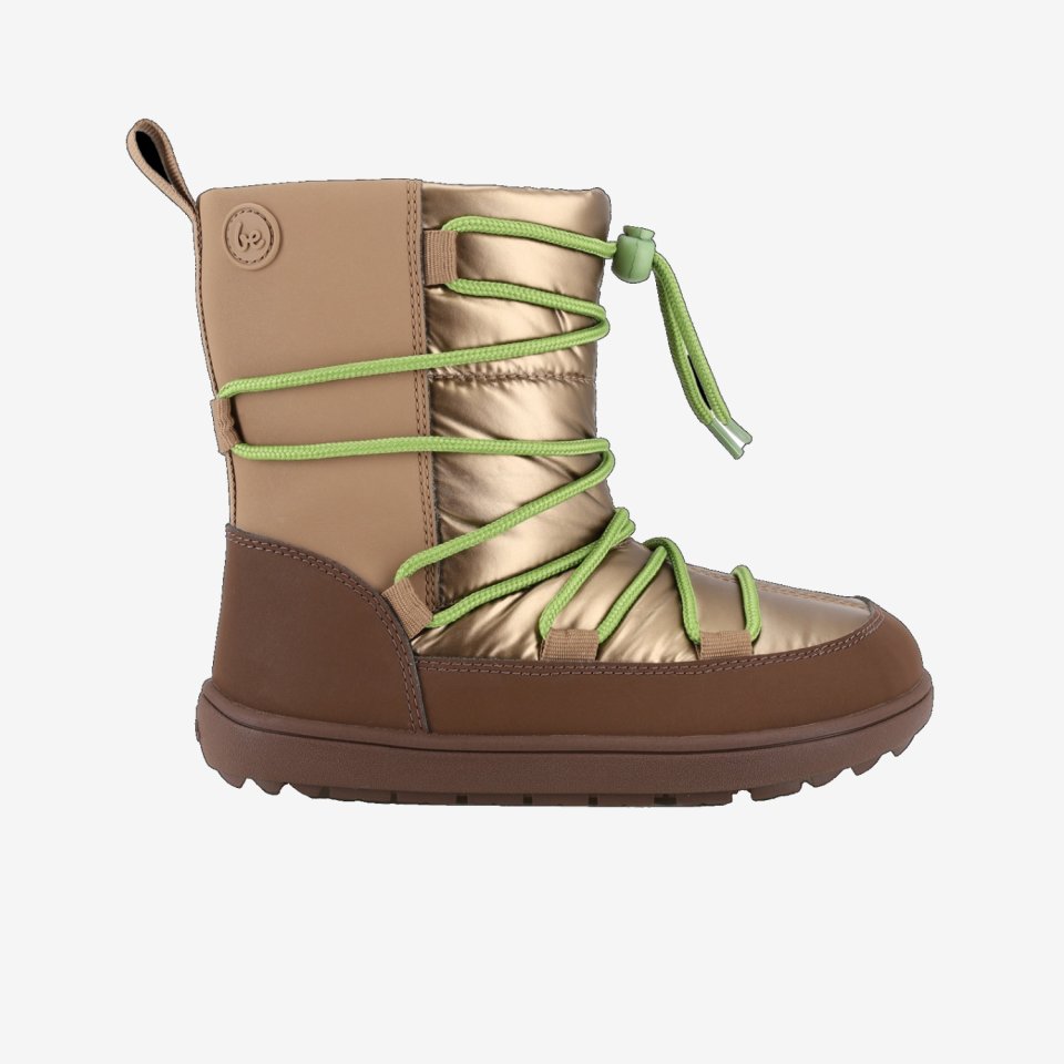 Kids Barefoot Snow Boots Be Lenka Snowfox Kids - Brown