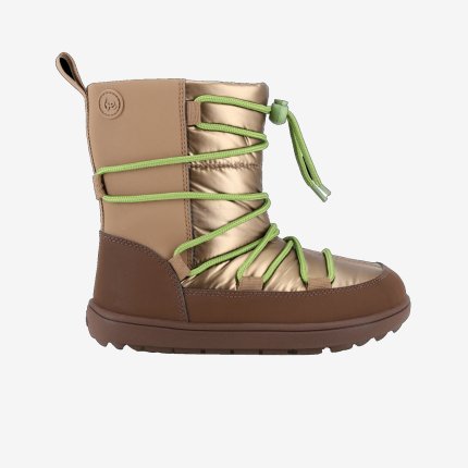 Kids Barefoot Snow Boots Be Lenka Snowfox Kids - Brown
