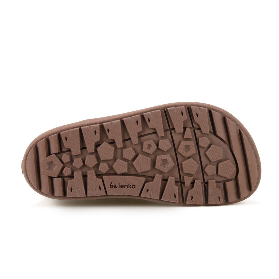Kids Barefoot Snow Boots Be Lenka Snowfox Kids - Brown